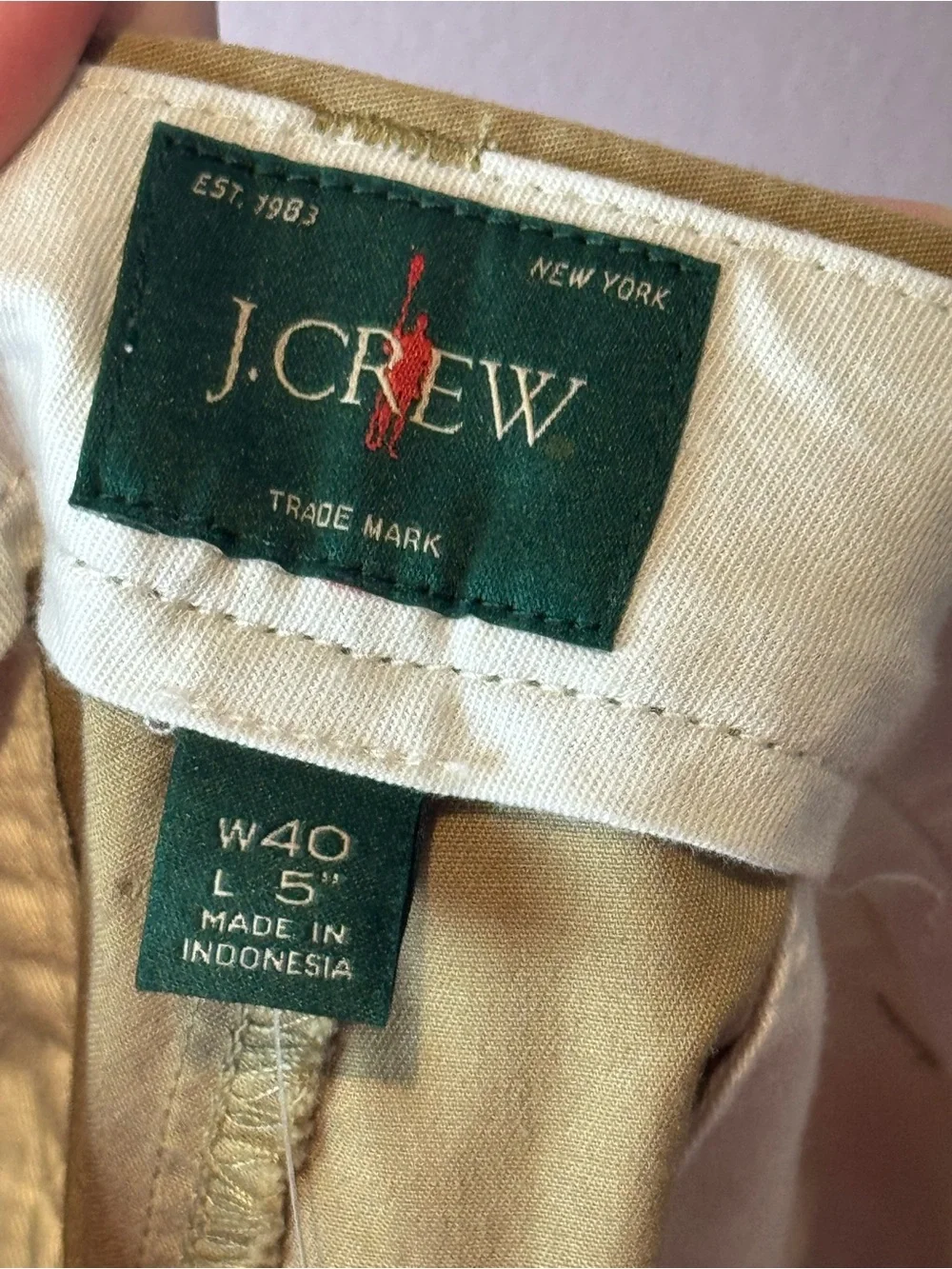 NWT J Crew Men’s Portsider Short Tan 40 CI980
